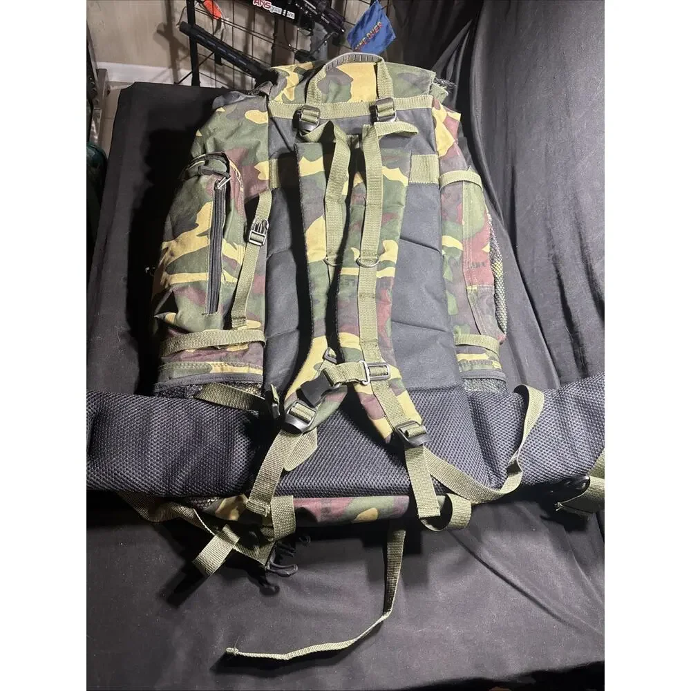 Heavy Duty Extreme Pak Camo Backpack Rucksack Hiking Camping Bug Out Bag